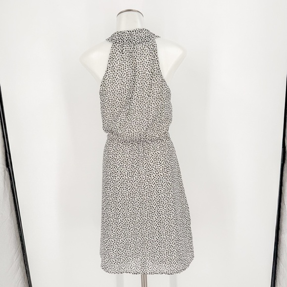 HM Black and White Ruched Backless Mini Sundress - Picture 4 of 6